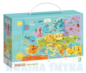 Dodo - Puzzle Mapa Europy 100 el. 300124