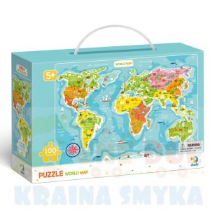 Dodo - Puzzle Mapa Świata 100 el. 300123