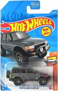 Hot Wheels małe samochodziki toyota land cruiser 80
