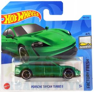 Hot Wheels małe samochodziki PORSCHE TAYCAN TURBO S
