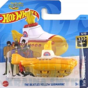 Hot Wheels małe samochodziki THE BEATLES YELLOW SUBMARINE