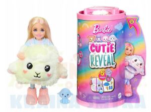 Barbie Cutie Reveal - Lalka Chelsea Owieczka + zwierzątko HKR18