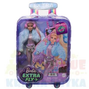 Barbie Extra Fly Barbie Zimowa + akcesoria HPB16