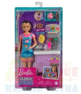 Barbie Lalka Skipper Pierwsza praca Bar z przekąskami HKD79