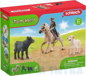 SCHLEICH 42578 KOWBOJSKIE PRZYGODY KOŃ JEŹDZIEC