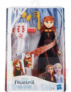 Kraina Lodu / Frozen lalka Anna stylizacja włosów 