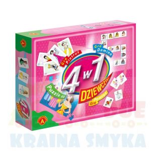 Gra Planszowa 4 w 1 – Dziewczyny 0562