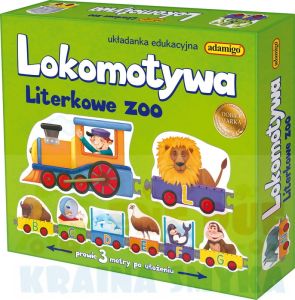 Adamigo gra edukacyjna Lokomotywa Literkowe ZOO