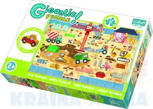 Trefl puzzle gigantuc 12 Na budowie 90755