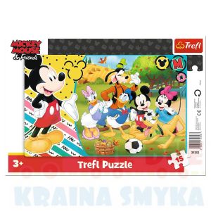 Trefl Puzzle ramkowe 15 Myszka Mickey 31353