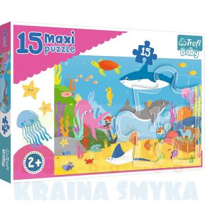 Trefl Puzzle 15 Maxi Podwodny świat 14277