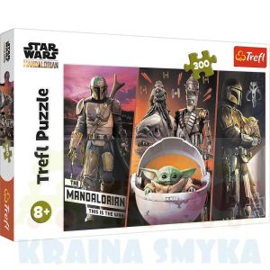 Trefl Puzzle 300 Tajemniczy Baby Yoda Star Wars 23002