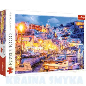 Puzzle 1000 el. Wyspa Procida nocą, Włochy trefl  10794 