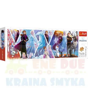 Puzzle panoramiczne Kraina Lodu 1000 el. Kraina Lodu II trefl 29048