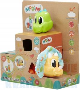 MODIMI Zabawka sensoryczna dla niemowląt Dinozaury Donny i Dash