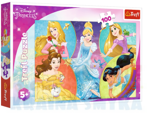 Puzzle 100 księżniczki trefl 16419