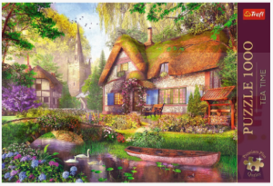 Puzzle 1000 premium urocza chatka trefl 10804