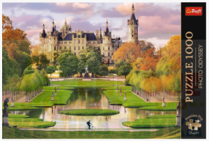 Puzzle 1000 premium Zamek w Schwerinie Niemcy trefl 10814