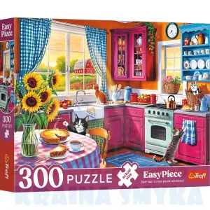 Puzzle 300 poranek w kuchni trefl 23102