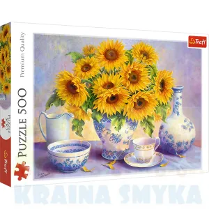 Puzzle 500 słoneczniki trefl 37293
