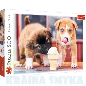 Puzzle 500 kot i pies trefl 37272