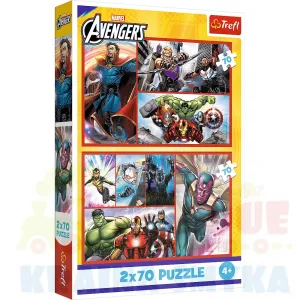 Puzzle 2x70 avengers trefl 34439