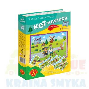 ALEXANDER PUZZLE MAGNETYCZNE KOT W bUTACH 4+