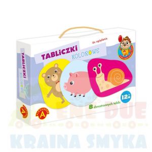 ALEXANDER MĄDRA SÓWKA,TABLICZKI KOLOROWE 8 TABL. WIEK 12 MC +