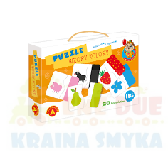 ALEXANDER SÓWKA MĄDRA GŁÓWKA PUZZLE WZORY I KOLORY 18M+