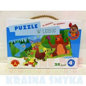 ALEXANDER SÓWKA MĄDRA GŁÓWKA PUZZLE W LESIE 4+