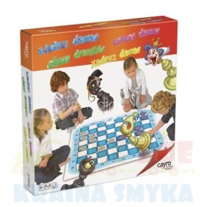 GRA SZACHY / WARCABY WERSJA PODŁOGOWA XXL 8+