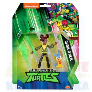 WOJOWNICZE ŻÓŁWIE NINJA FIGURKA APRIL O'NEIL + AKCESORIA 4+