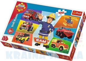 TREFL PUZZLE 100EL. STRAŻAK SAM 16354 