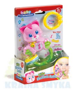 BABY CLEMENTONI-ELEKTRONICZNA GRZECHOTKA KOTEK  3M+