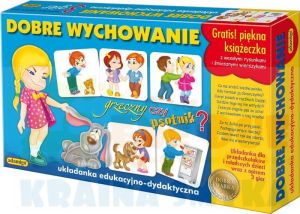 ADAMIGO UKŁADANKA EDUKACYJNO-DYDAKTYCZNA DOBRE WYCHOWANIE 4+
