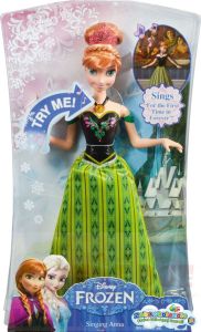 FROZEN KRAINA LODU LALKA- ŚPIEWAJĄCA ANNA 4 LATA +