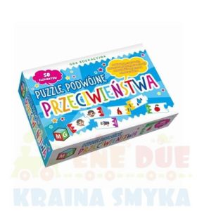 GRA EDUKACYJNA PUZZLE PODWÓJNE PRZECIWIEŃSTWA 4+