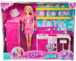 SIMBA LALKA STEFFI - NOWE MIESZKANIE - KUCHNIA 3+