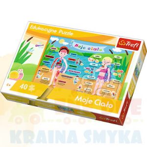PUZZLE EDUKACYJNE 15508 CIAŁO LUDZKIE 40EL.