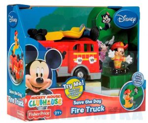  FISHER PRICE -DISNEY  MYSZKA MIKI WÓŻ  STRAŻACKI 2 LATA+